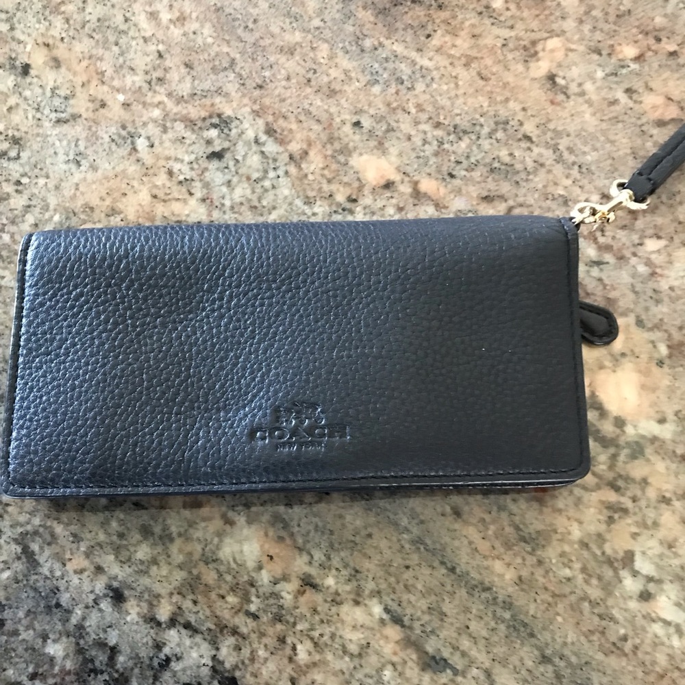 Women’s Coach Black Wallet
